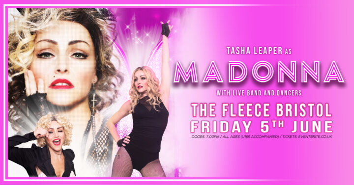 Tasha Leaper as MADONNA + dancers & band