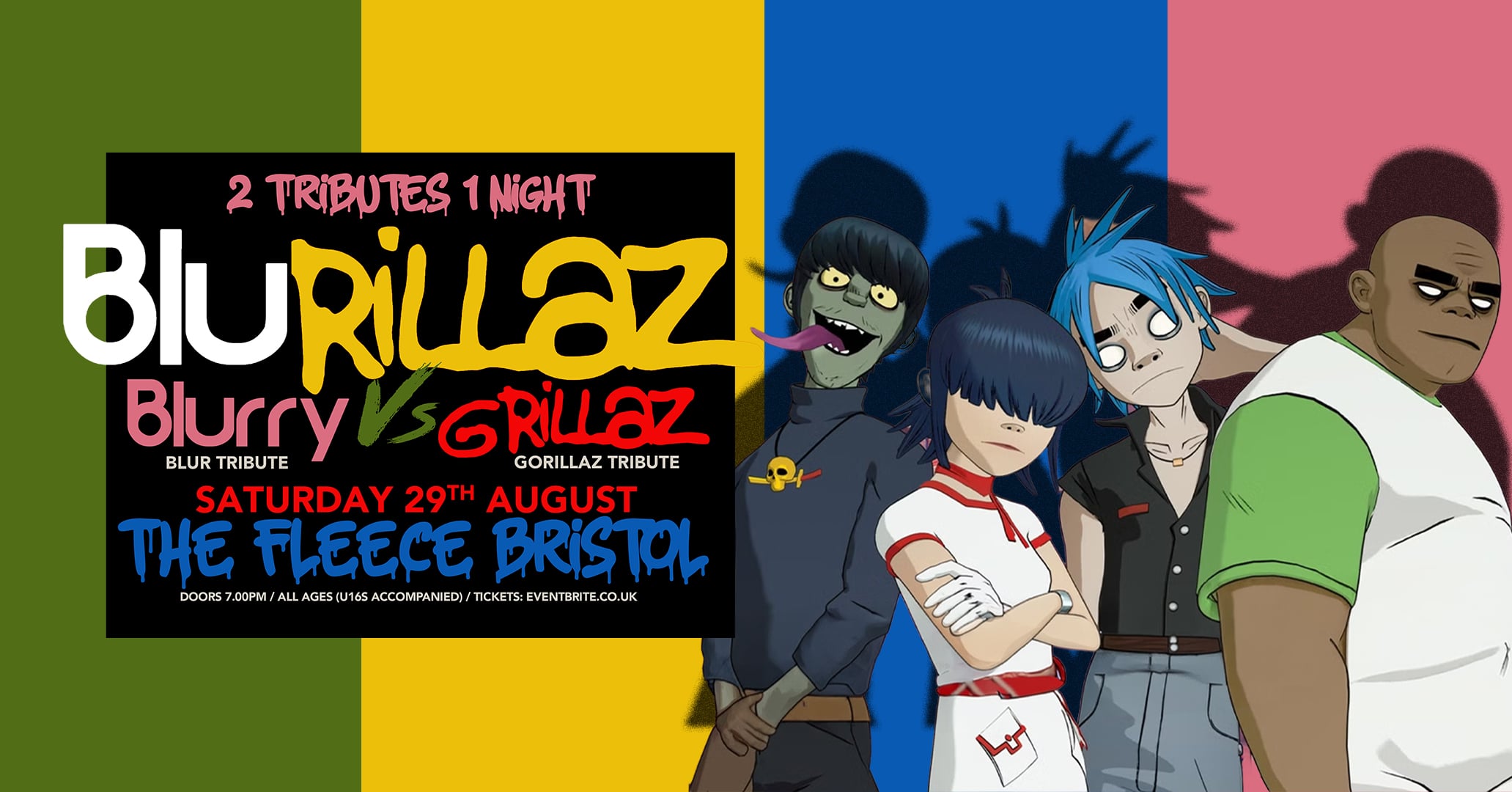 Blurillaz - Blur Tribute vs Gorillaz Tribute