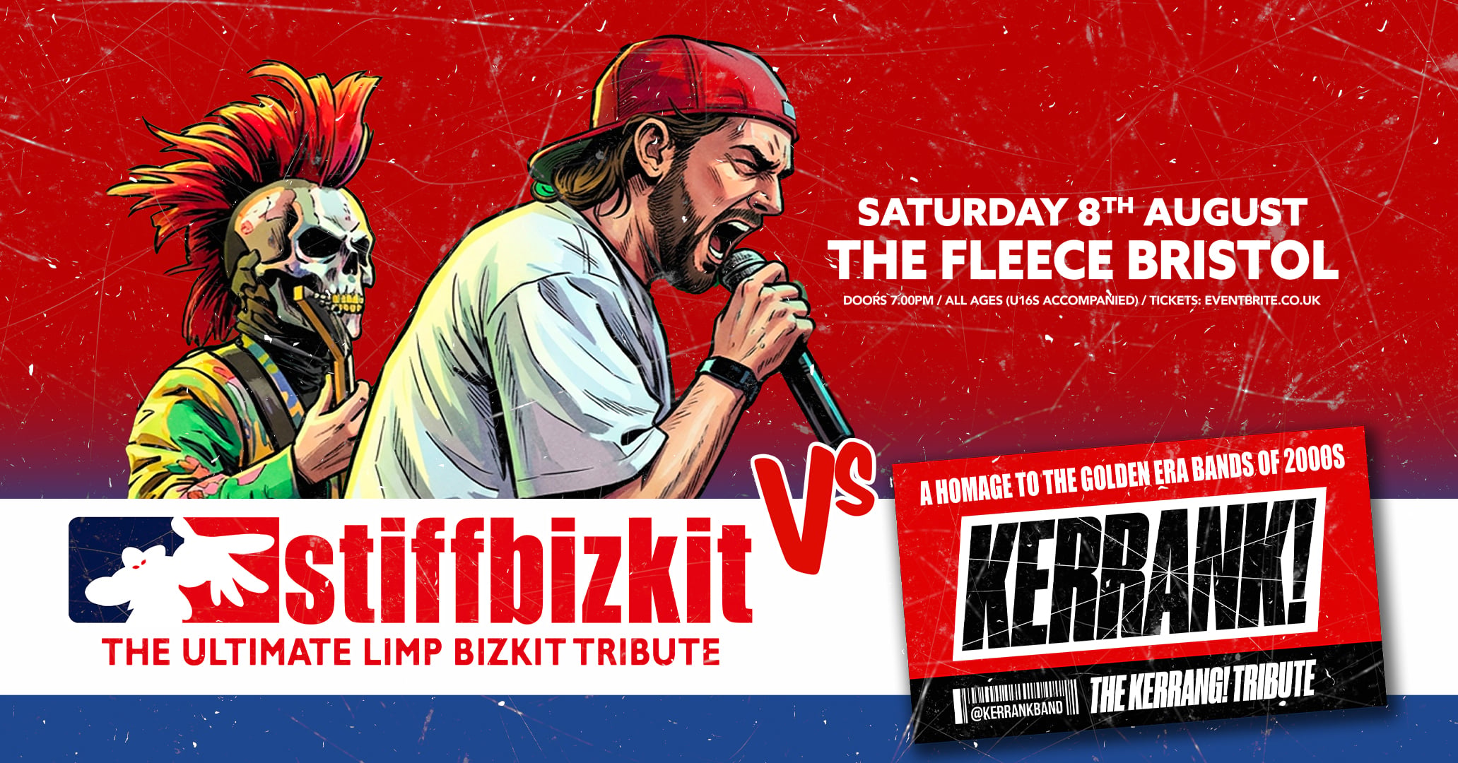 Limp Bizkit tribute (Stiff Bizkit) vs Kerrank! (the Kerrang! tribute)