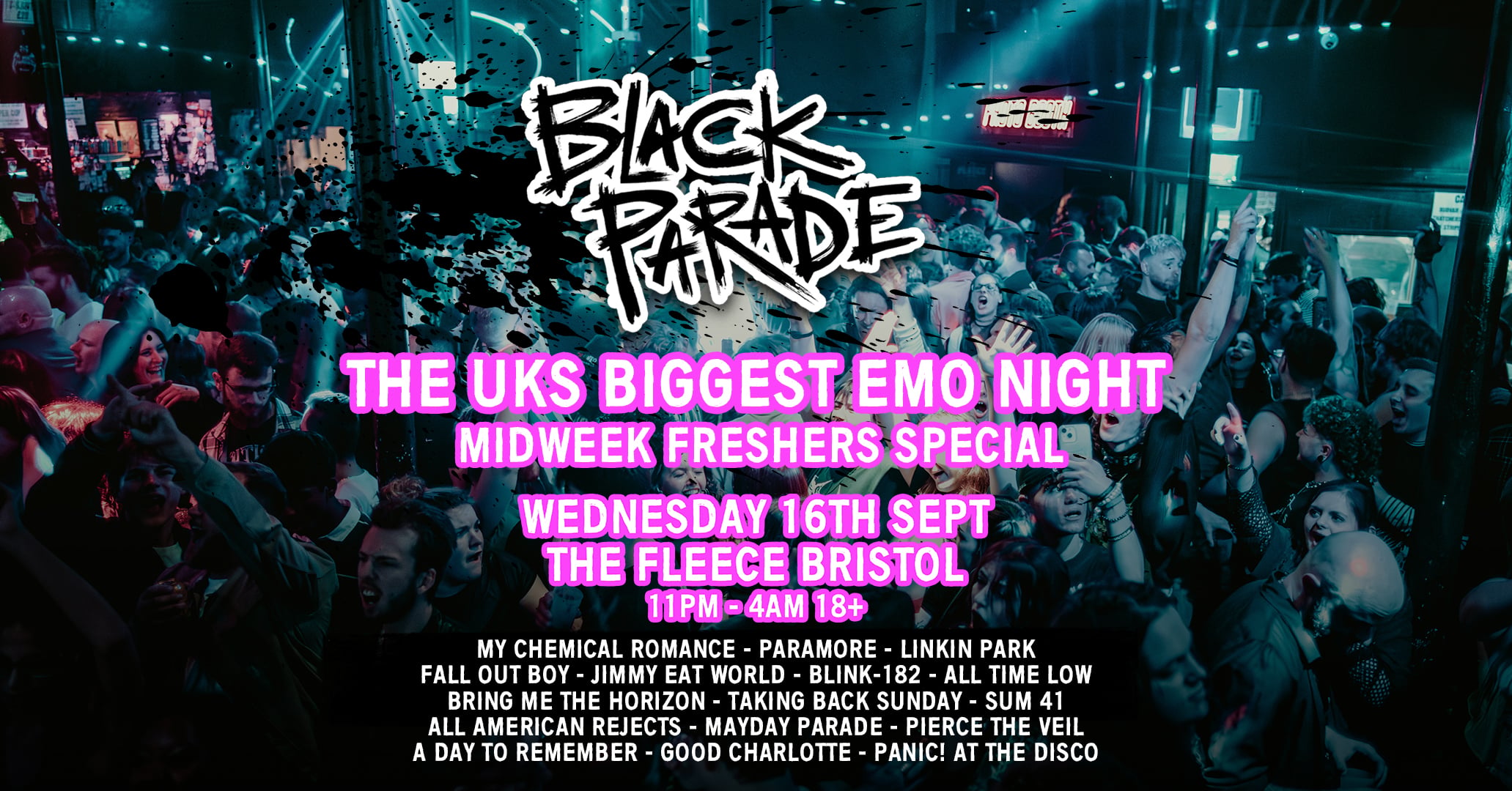 Black Parade - 00s Emo Anthems - Midweek Freshers Special!